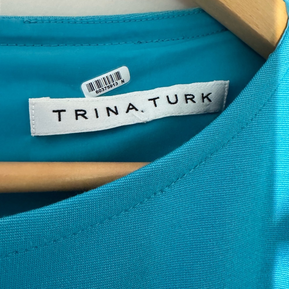 Trina Turk Colorblock Sheath Dress – Style 132230 🧡 - Picture 2 of 10
